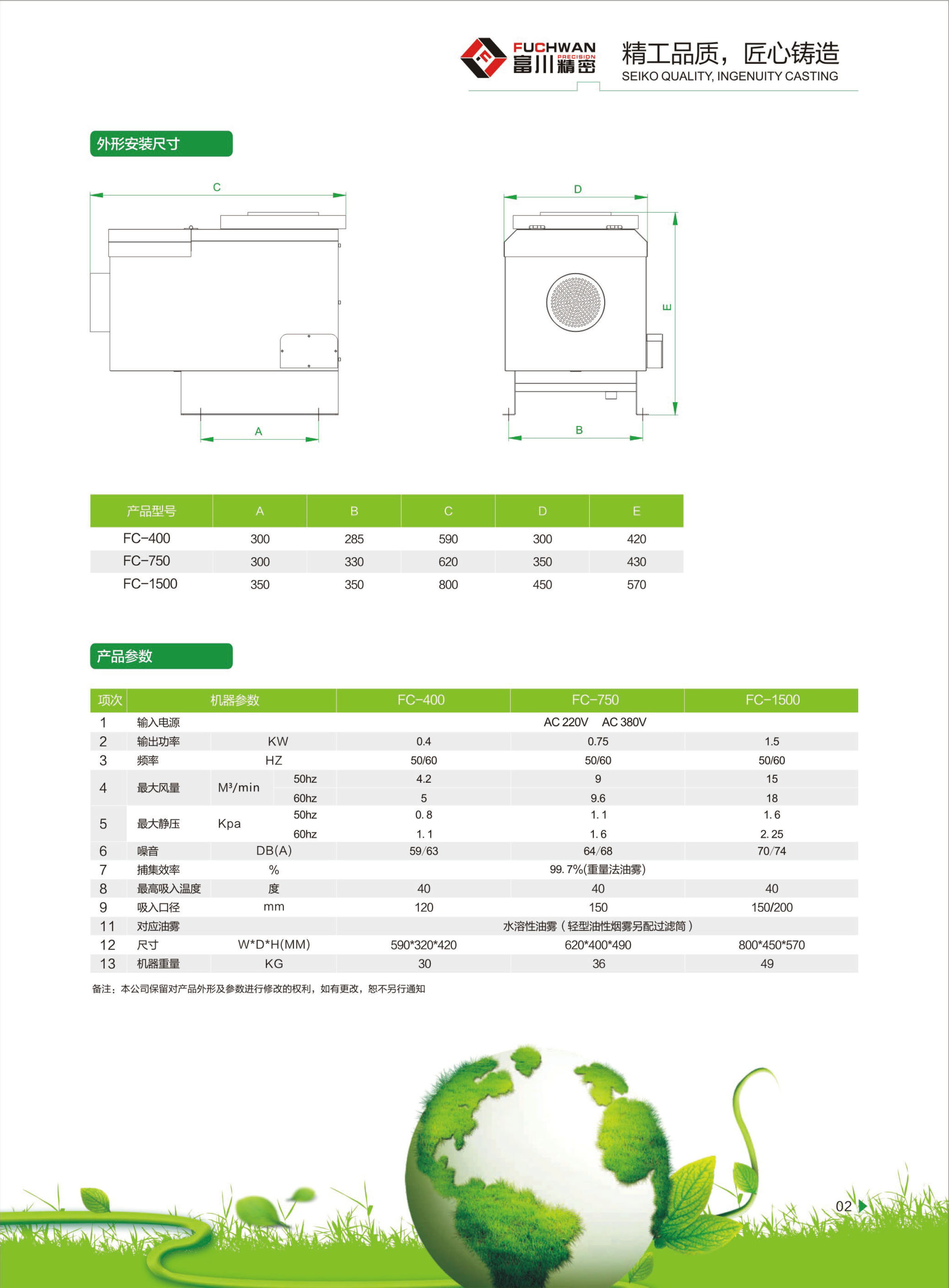 油雾收集器FC-1500
